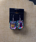 Colored Pendant Earrings