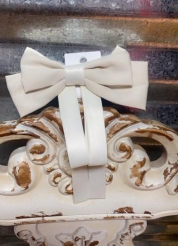 Cream Hair Bows