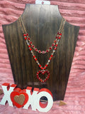 Heart Necklace With Gold