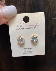 Small Clear Studs