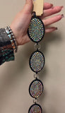 Black AB Concho Belt