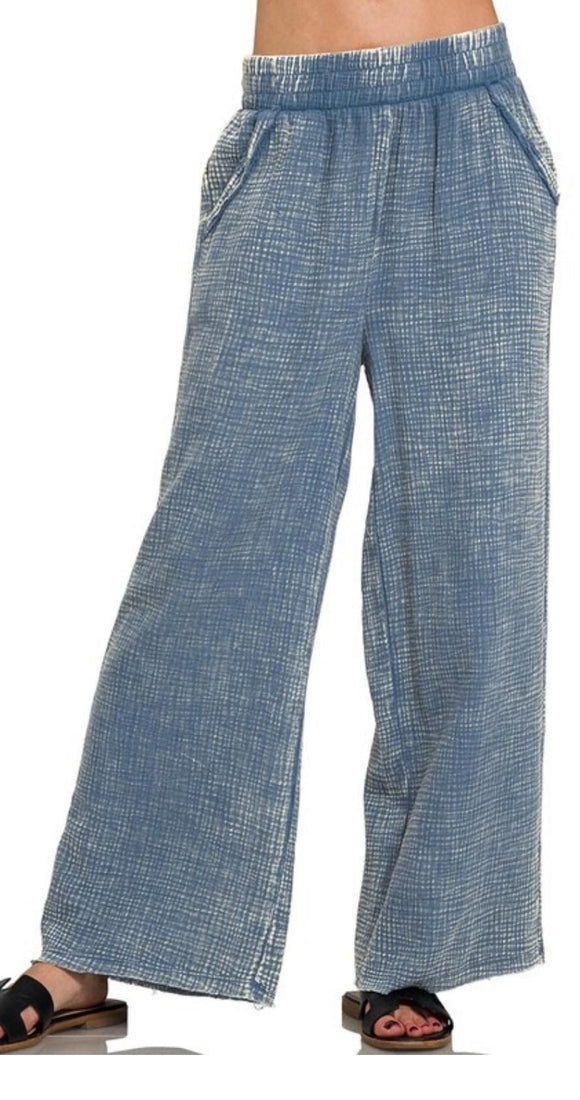 DUSTY BLUE PANTS