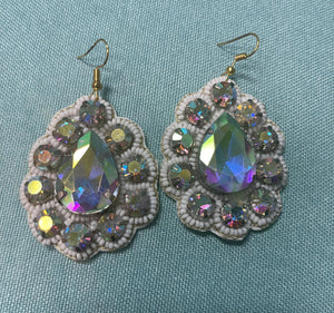 Ivory AB Earrings