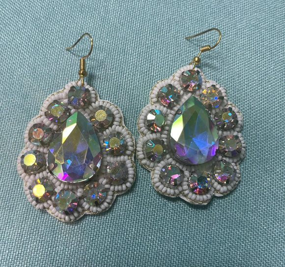 Ivory AB Earrings