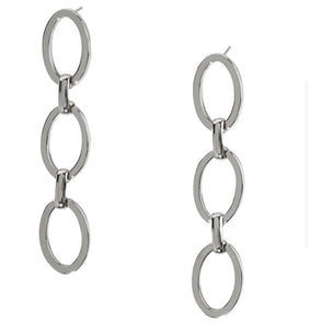 Silver Loop Earrings