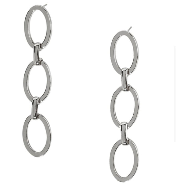 Silver Loop Earrings
