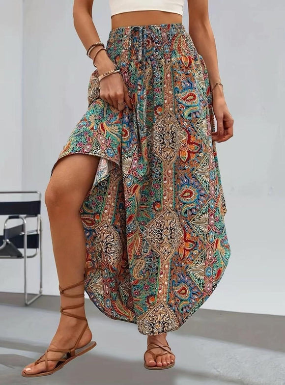 Paisley Maxi Skirt