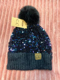 Adult CC Sequins Beanies