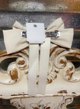 Cream Hair Bows