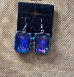 Colored Pendant Earrings
