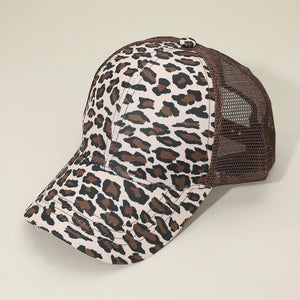 LEOPARD BASEBALL CAP