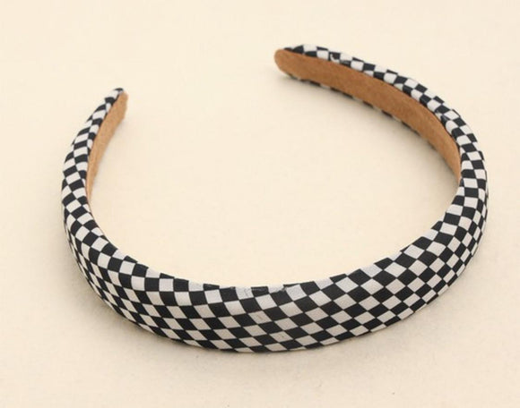 Small Checkered Headband