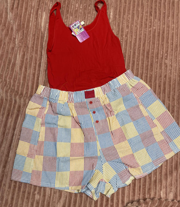 RED MIX BOXER SHORTS