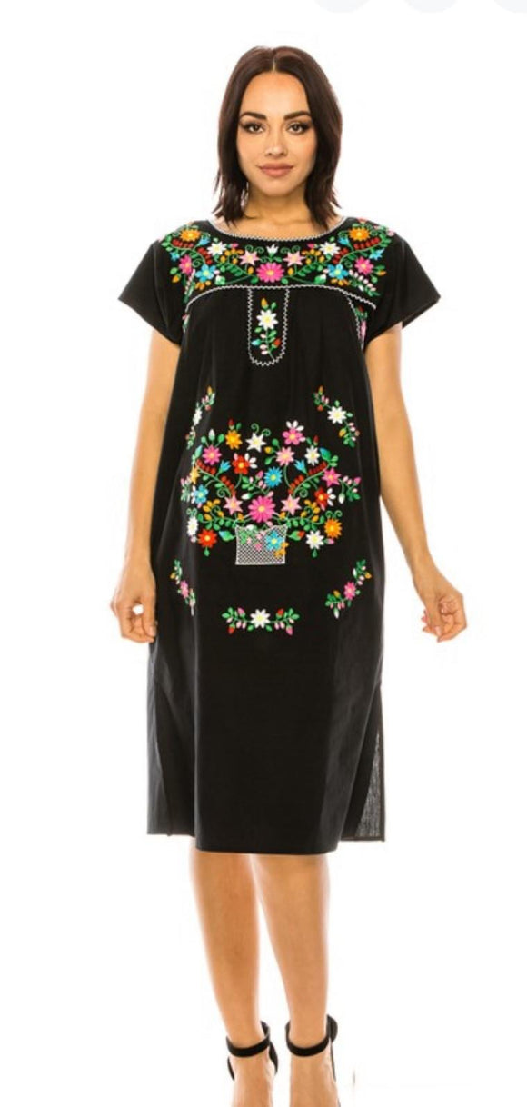 Black Mexican Dress