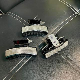 Black and Clear Hair Clip