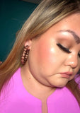 Metal Bronze Earrings