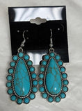 Tear Drop Western Earrings