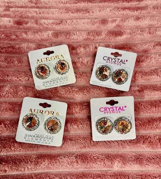 Light Topaz Studs