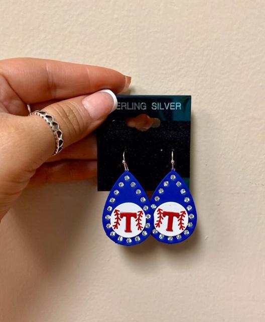 Texas Ranger Earrings