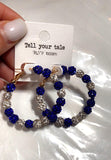Rhinestone Hoop Earrings