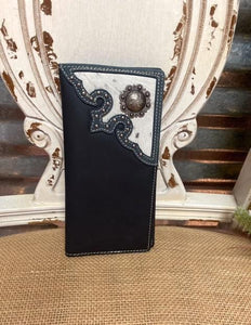 Mens Black Cowhide Wallet