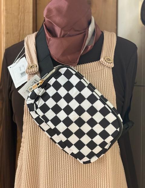 Checkered Sling Bag