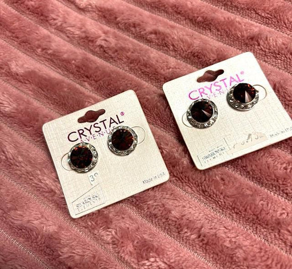 Brown Medium Studs