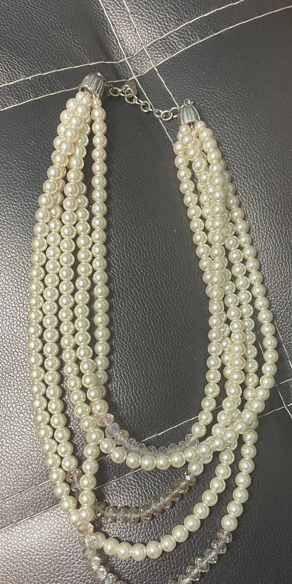 Layered Pearl Necklace