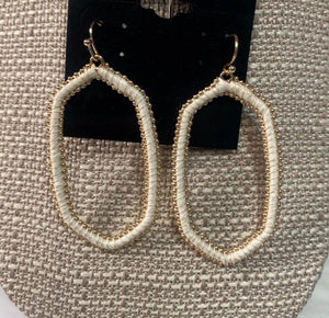 Long Oval Earrings