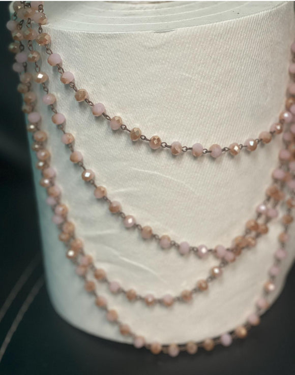 Pink Layered Necklace