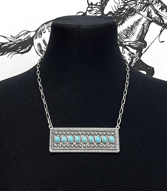 Turquoise and Silver Necklace