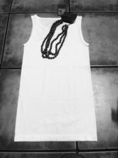 Long White Tank Top