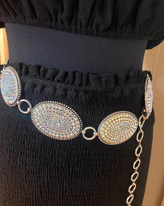 Plus Size AB Concho Belt