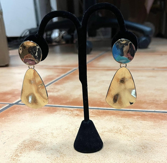 Gold Clip On Earrings