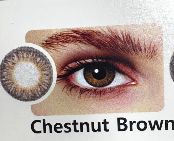 Chestnut Brown Hollywood Contacts