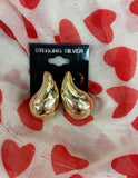 Tear Drop Hollow Earrings