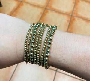 Gold Beaded Bracelets