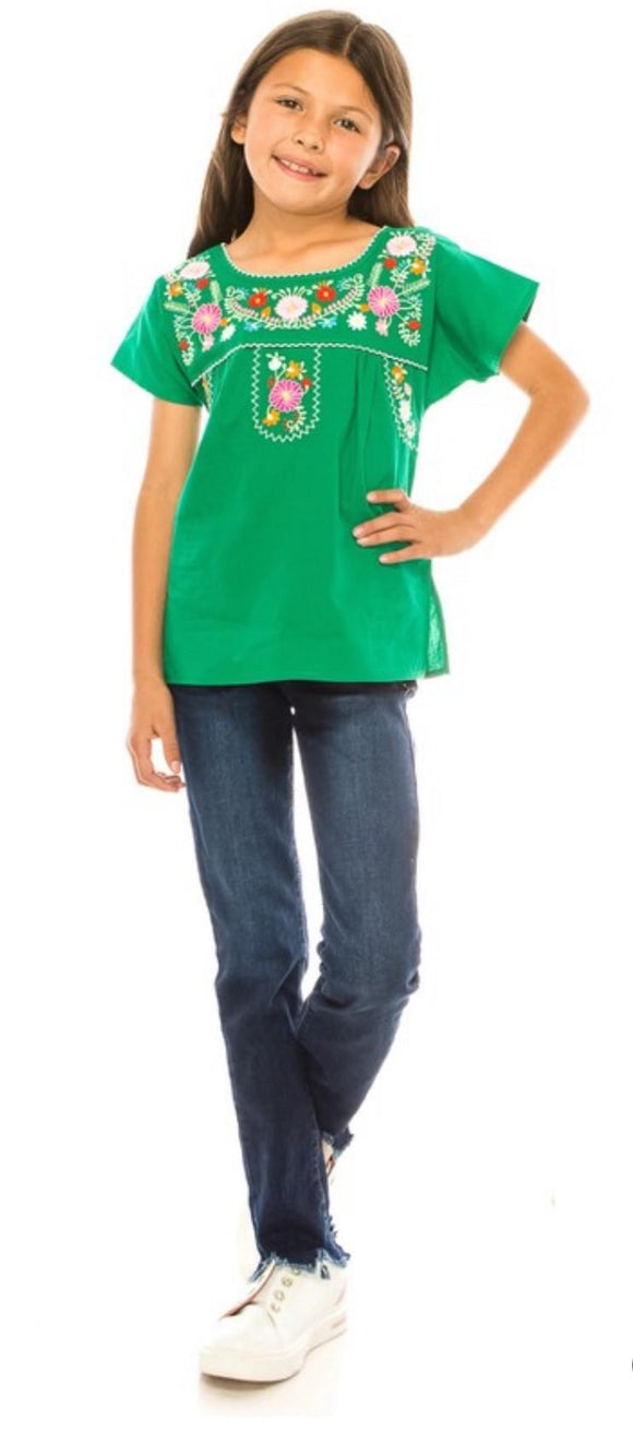 Kids Green Top