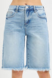 Tummy Control Slouchy Bermuda Shorts