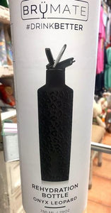 Rehydration Bottle Onyx Leopard