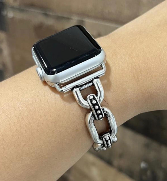Silver Chain Apple Watch,