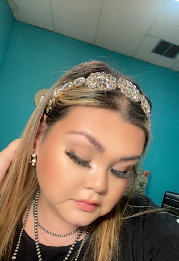Gold Clear Headband