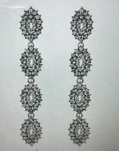 Clear Chandelier  Earrings