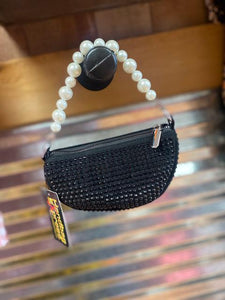 Pearl and Rhinestone Evening Bag