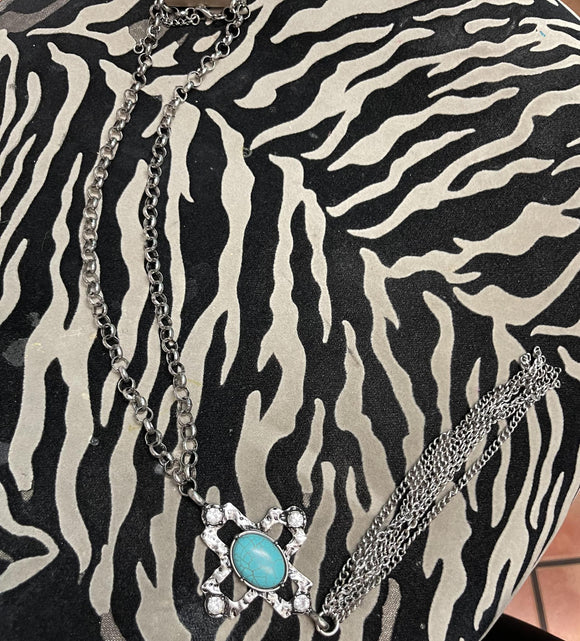 Silver Cross Necklace