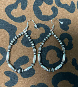 Silver Tear Drop Earring