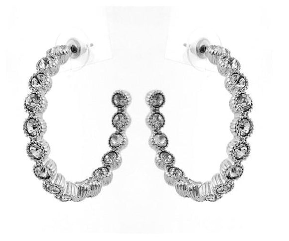 SILVER HOOPS