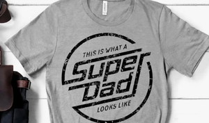"Super Dad" Gray T-Shirt