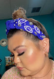Jeweled and Beaded Football Headbands