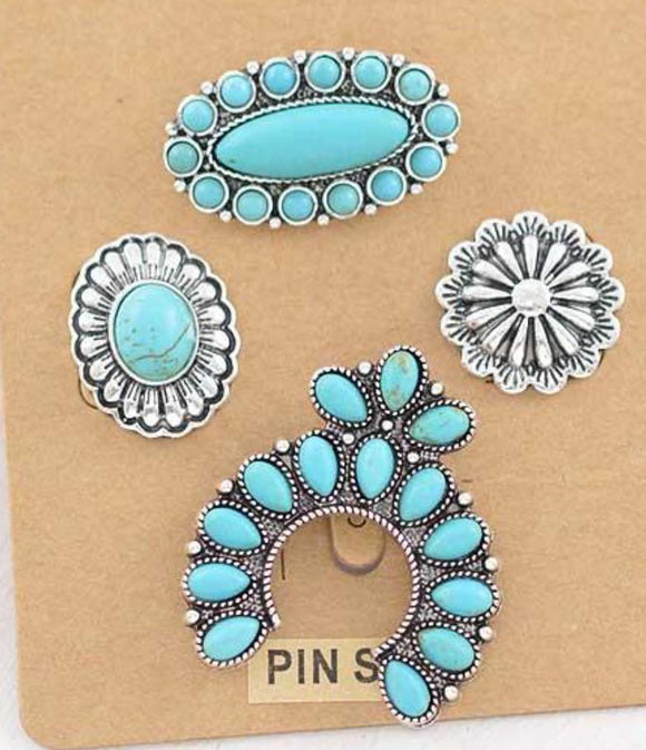 Pin Turquoise Squash Set